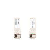 Transceptores Ópticos Industriales Bidireccionales SFP+ (Mini-Gbic) / Monomodo 1270 & 1330 nm / 10 Gbps / 10GBASE / Conector LC/UPC Simplex / DDM / Hasta 10 km / 2 Piezas