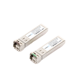 Transceptores Ópticos Industriales Bidireccionales SFP+ (Mini-Gbic) / Monomodo 1270 & 1330 nm / 10 Gbps / 10GBASE / Conector LC/UPC Simplex / DDM / Hasta 10 km / 2 Piezas