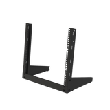 Rack de 19", 9 UR,  Para Uso en Mesa. Ideal para Instalaciones, Temporales / Pruebas / Exhibición