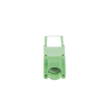 Módulo Jack Keystone Cat5e (toolless), con terminación en ángulo 180 º Color Verde, Compatible con Faceplate y Patchpanel Linkedpro