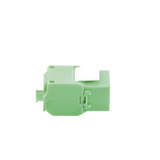 Módulo Jack Keystone Cat5e (toolless), con terminación en ángulo 180 º Color Verde, Compatible con Faceplate y Patchpanel Linkedpro