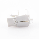 Módulo Jack Keystone Cat5e (toolless), con terminación en ángulo 180 º Color Blanco, Compatible con Faceplate y Patchpanel Linkedpro