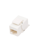 Módulo Jack Keystone Cat5e sin herramienta (toolless) para faceplate - Color Blanco