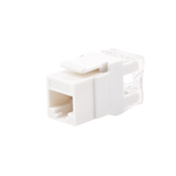 Módulo Jack Keystone Cat5e con terminación en ángulo 180 º  Color Blanco
