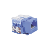 Módulo Jack 110 Cat6, Keystone para faceplate - Color Azul