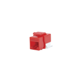 Módulo Jack Cat6 sin Herramienta (toolless)  keystone para faceplate - Color Rojo