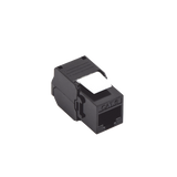 Módulo Jack Keystone Cat6 (toolless), con terminación en ángulo 180 º Color Negro, Compatible con Faceplate y Patchpanel Linkedpro
