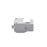 Módulo Jack Keystone Cat6 (toolless), con terminación en ángulo 180 º Color Gris, Compatible con Faceplate y Patchpanel Linkedpro
