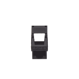 Módulo Jack Keystone Cat6A (toolless), con terminación en ángulo 180 º Color Negro, Compatible con Faceplate y Patchpanel Linkedpro