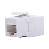 Acoplador UTP Cat6A hembra RJ45 a RJ45 hembra Color Blanco