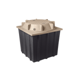 Registro Manhole con tapa de concreto polimérico 4 ft x 4 ft x 4 ft, Resistencia 20 Toneladas, Uso Vehicular Pesado