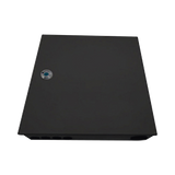 Distribuidor de fibra óptica, vació, 19in, para instalación en pared, "Acepta 48 acopladores SC simplex / 96 LC Duplex"