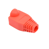 Bota Plástica para protección de Plug RJ45, Color Rojo