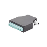 Distribuidor de Fibra Óptica para Riel Din, 12 Acopladores LC/UPC Duplex Multimodo con Charola de Empalme