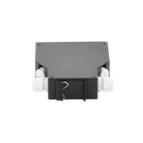 Distribuidor de Fibra Óptica Para Riel Din, 12 acopladores LC/UPC Duplex Monomodo con Charola de Empalme