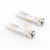 Transceptores Ópticos Bidireccionales SFP+ (Mini-Gbic) / Monomodo 1270 & 1330 nm / 10 Gbps / 1000BASE-BX / Conector LC/UPC Simplex / DDM / Hasta 20 km / 2 Piezas