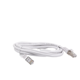 Patch Cord Cat6A 10G blindado  2M ( 6.25 ft ) BLANCO