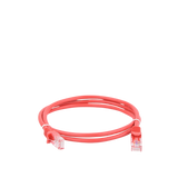 Cable de parcheo UTP Cat5e - 1 m - rojo