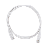 Cable de Parcheo Slim UTP Cat6 - 1.5 m Blanco Diámetro Reducido (28 AWG)