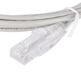 Cable de Parcheo Slim UTP Cat6 - 2 m Gris Diámetro Reducido (28 AWG)
