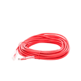 Cable de Parcheo Slim UTP Cat6A - 10 m Rojo Diámetro Reducido (28 AWG)