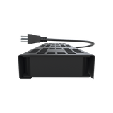 Kit de 3 Ventiladores 110 Vca (12 x 12 cm) con Clavija para Gabinete de Piso