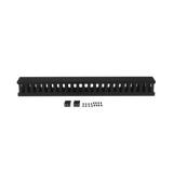 Organizador de Cable Vertical de 24 Unidades Rack Sencillo, Compatible con Racks Serie EIRL y EIQR