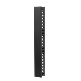 Organizador de Cable Vertical de 24 Unidades Rack Sencillo, Compatible con Racks Serie EIRL y EIQR