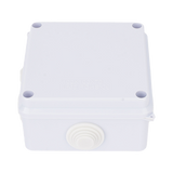 Caja de Conexiones Impermeable IP65, 7 Entradas, Dimensiones 100 x 100 x 70 mm, para Instalaciones Industriales, Comerciales y Residenciales, Incluye Tornillería para su Instalación