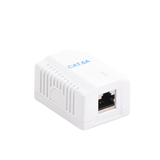 Caja de pared con 1 puerto, incluye 1 jack STP Cat6A