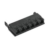 COPPER, ADAPTER PLATE, LIGHTVERSE COMBO, EMPTY, SHIELDED, 6 PORT, BLACK