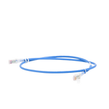 Patch Cord MC6 Modular Cat5e UTP, CM/LS0H, 10ft, Color Azul, Versión Bulk (Sin Empaque Individual)
