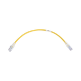 Patch Cord MC6 Modular Cat6 UTP, CM/LS0H, 1ft, Color Amarillo