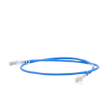 Patch Cord MC6 Modular Cat6 UTP, CM/LS0H, 3ft, Color Azul, Versión Bulk (Sin Empaque Individual)