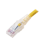 Patch Cord MC6 Modular Cat6 UTP, CM/LS0H, 10ft, Color Amarillo