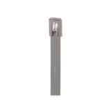 Cincho Pan-Steel™ de Acero Inoxidable 316, de 362mm largo x 7.9mm ancho, Color Metálico, Paquete de 50pz