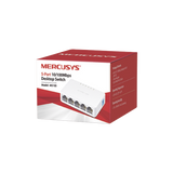 Switch NO Administrable / Para escritorio /  5 puertos 10/100 Mbps / Diseño Compacto / Plug and Play