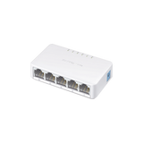 Switch NO Administrable / Para escritorio /  5 puertos 10/100 Mbps / Diseño Compacto / Plug and Play