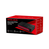 Switch NO Administrable / Para escritorio / Carcasa de Plástico / 8 puertos 10/100/1000 Mbps / Diseño Compacto / Plug and Play