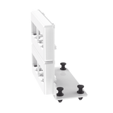 Patch Panel de 8 Puertos Mini-Com, Para Uso con Gabinetes Multipropósito, de Instalación a Presión, Color Blanco