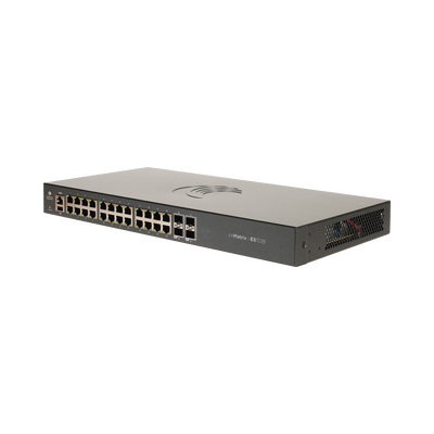Switch cnMatrix EX1028 de 24 puertos Gigabit Ethernet y 4 SFP, Capa 2 ...