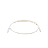 Cable de parcheo UTP Categoría 6, con plug modular en cada extremo - 1 m. - Blanco mate