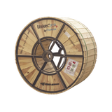 Carrete de 4 km de Fibra Óptica Aérea (ADSS) G.652D, Monomodo de 24 Hilos, Exterior, Span 100, Loose Tube