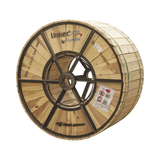 Carrete de 4 km de Fibra Óptica Aérea (ADSS) G.652D, Monomodo de 36 Hilos, Exterior, Span 100, Loose Tube