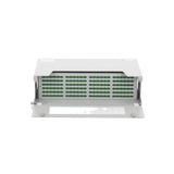Distribuidor de Fibra Óptica para 144 empalmes, con 144 acopladores SC/APC y 144 pigtails, 19", 5 UR