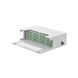 Distribuidor de Fibra Óptica para 144 empalmes, con 144 acopladores SC/APC y 144 pigtails, 19", 5 UR