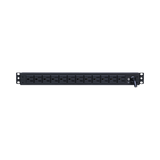 PDU Básico Para Distribución de Energía, Con 12 Tomas NEMA 5-15R Traseras y 2 Tomas 5-15R Frontales, 1UR, 15 Amp, 120 Vca