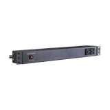 PDU Básico Para Distribución de Energía, Con 8 Tomas NEMA 5-15R Traseras y 2 Tomas 5-15R Frontales, 1UR, 15 Amp, 120 Vca