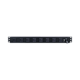 PDU Básico Para Distribución de Energía, Con 8 Tomas NEMA 5-15R Traseras y 2 Tomas 5-15R Frontales, 1UR, 15 Amp, 120 Vca