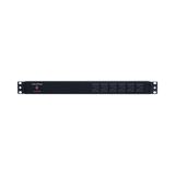 PDU Básico Para Distribución de Energía, Con 8 Tomas NEMA 5-15R Traseras y 6 Tomas 5-15R Frontales, 1UR, 15 Amp, 120 Vca